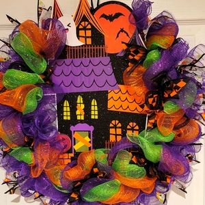Halloween Door Wreath